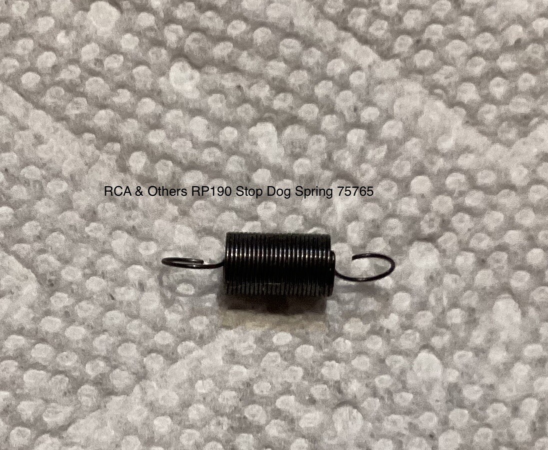 Stop Dog Spring RCA RP190 & Others 75765