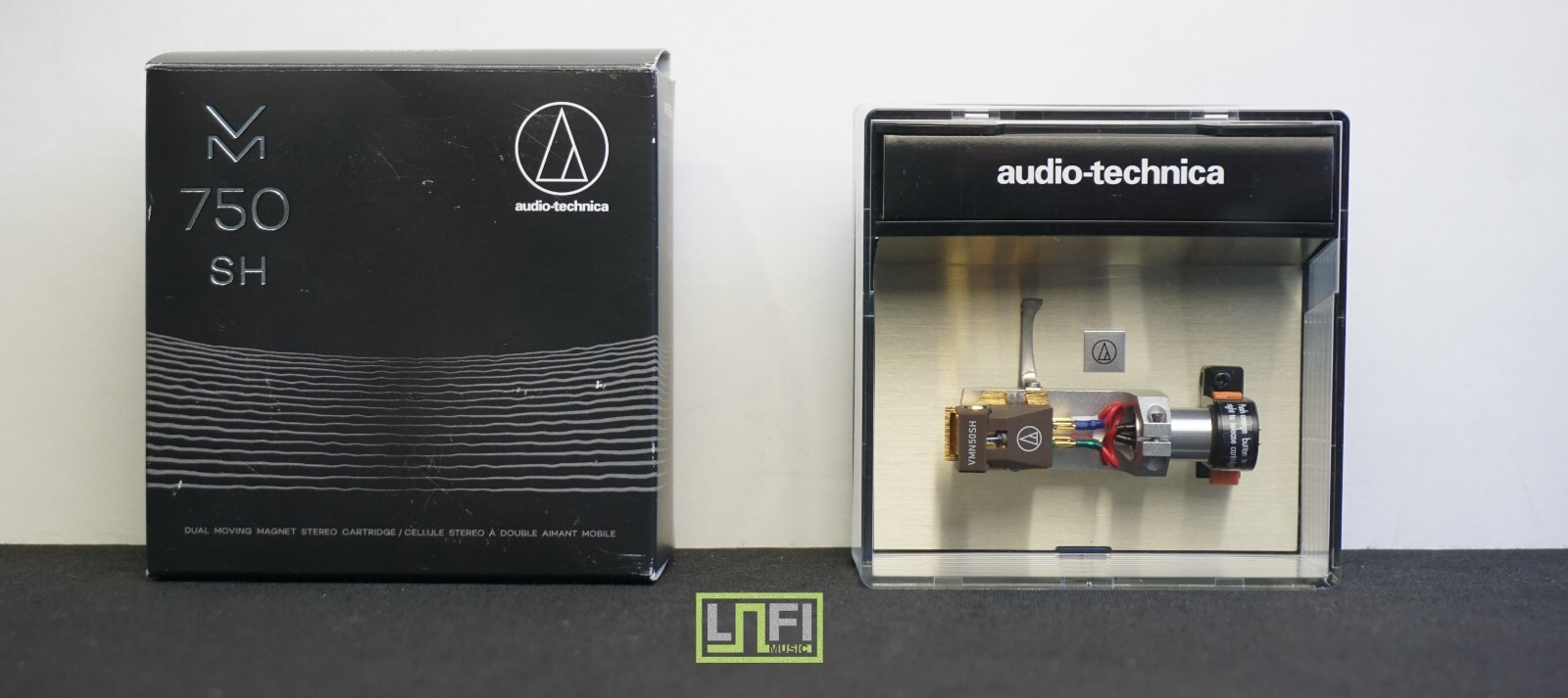 Audio-Technica VM750SH Dual Moving Magnet Cartridge W/ Headshell & Case!