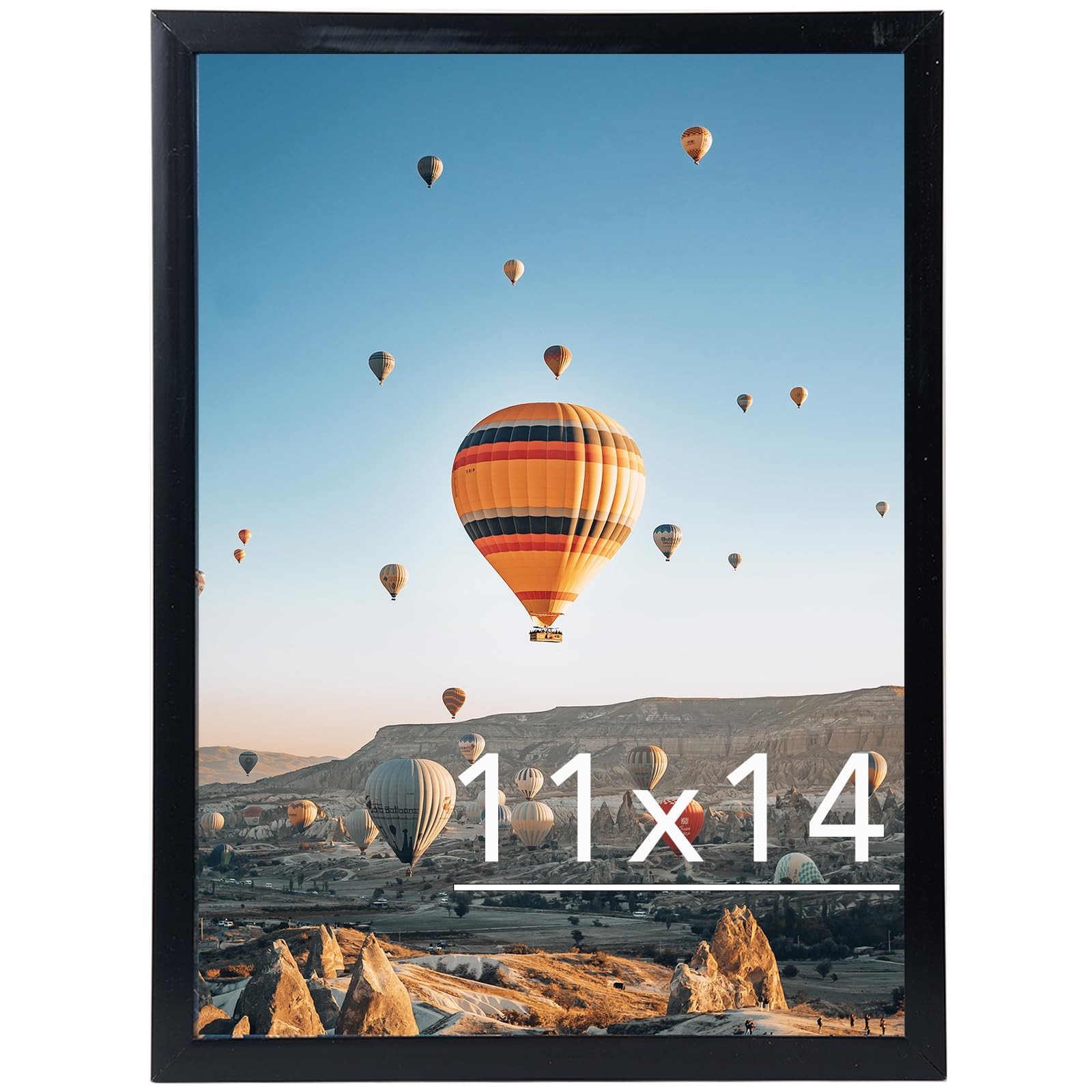 JCJMY 11×14 Picture Frame Black for Wall Hanging, inch,