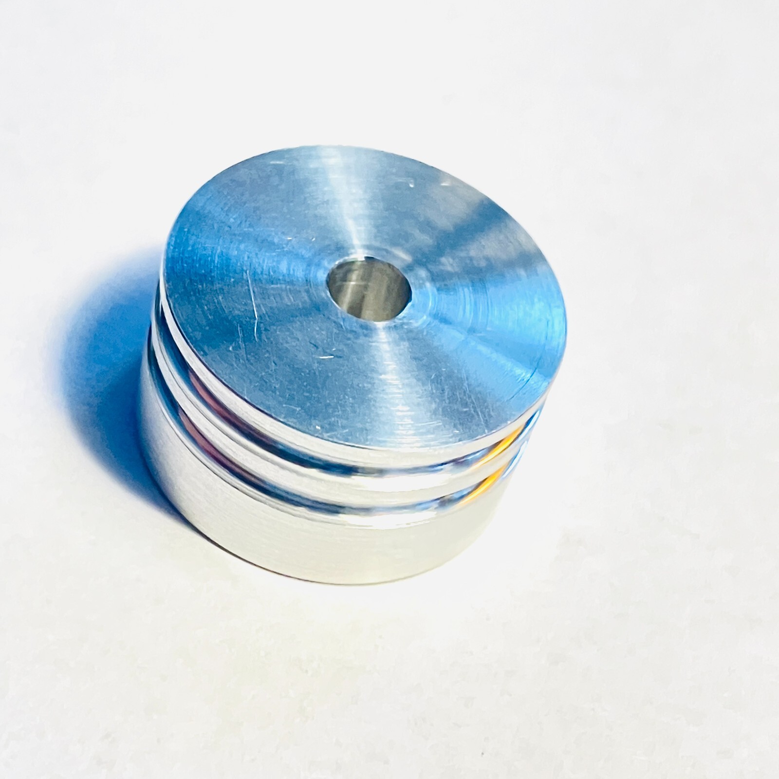 Diameter 20mm Motor Pulley two belt grooves for Turntable Aluminum Alloy