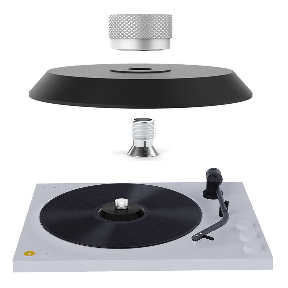 Turntable Disc Stabilizer Record Weight Clamp LP Vinyl Vibration Damper POM