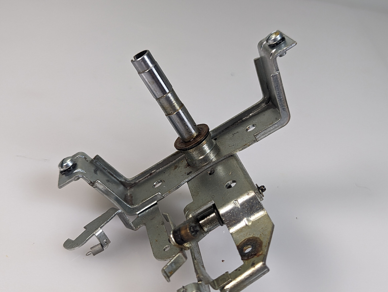 Vintage Perpetuum-Ebner PE 2020Turntable parts:Brackets,rod,Lever,selectors more