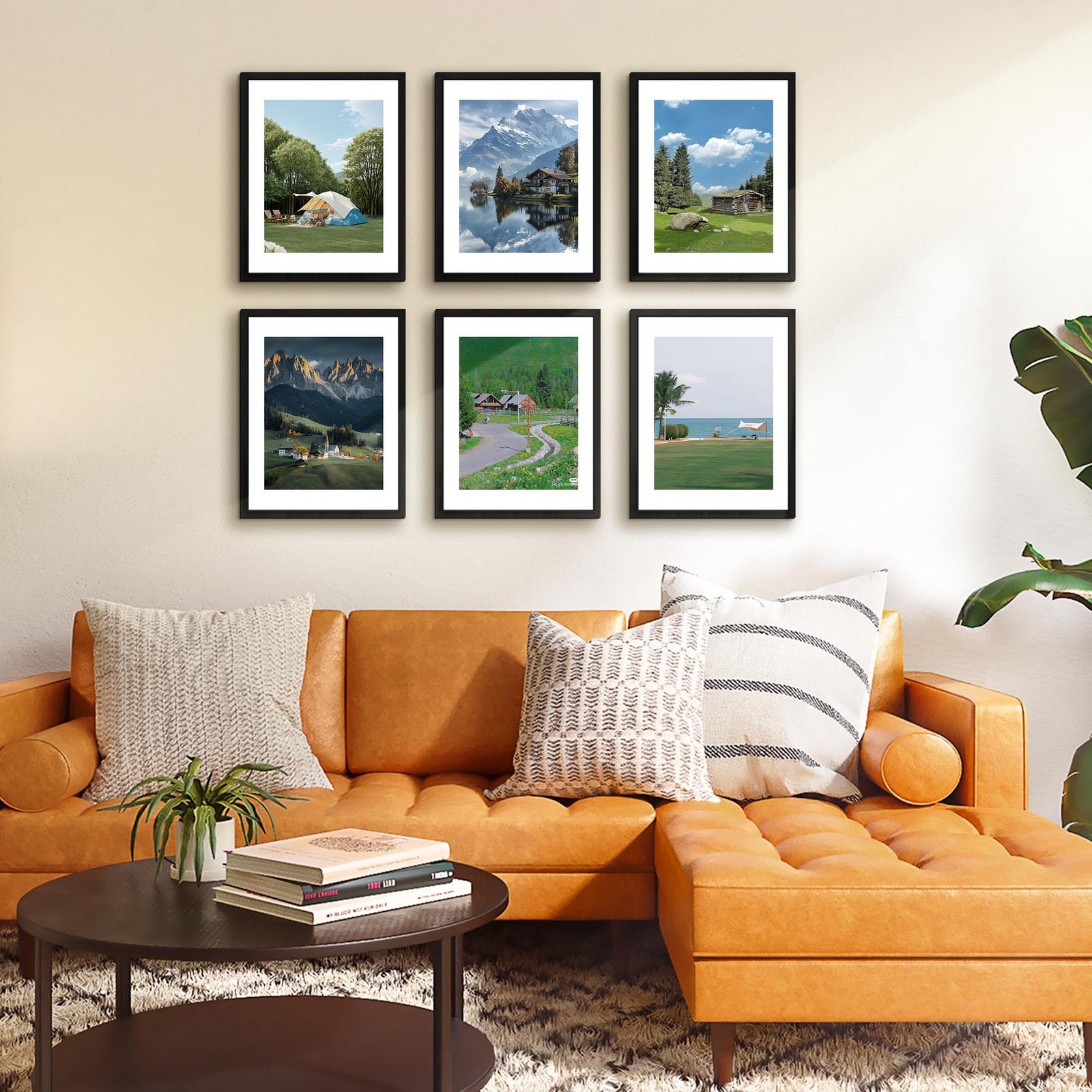 FIXSMITH 11×14 Picture Frame Bulk-6 Pack, Photo with HD 11″×14″, Black