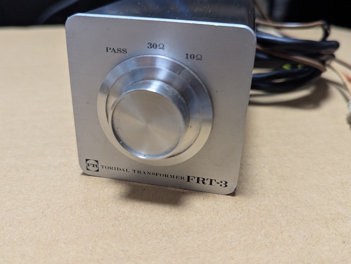 [Rare] Fidelity Research FRT-3 MC Cartridge Step-Up Transformer Tested Japan