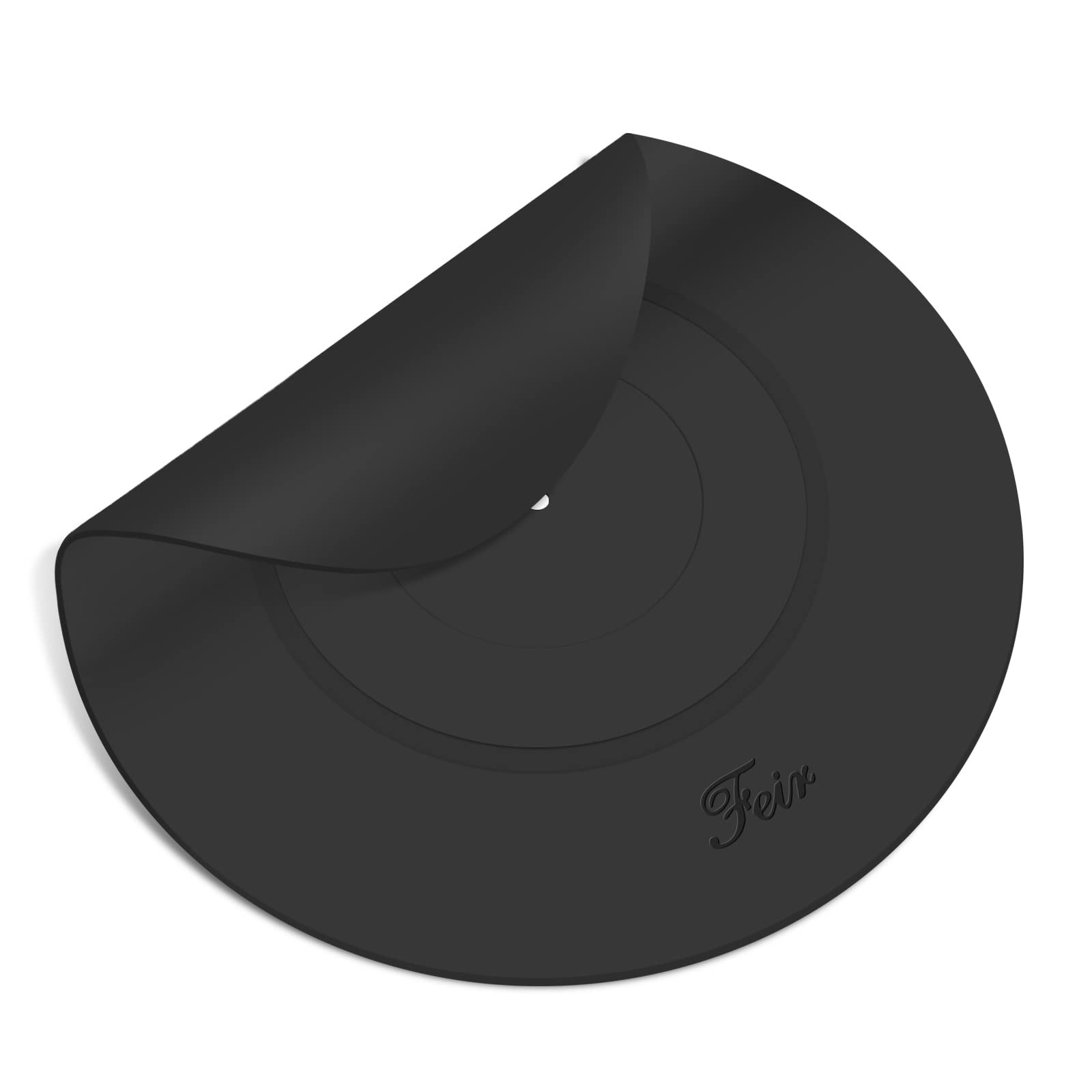 Turntable Platter Mat Black Rubber Silicone Design for Universal Mat,