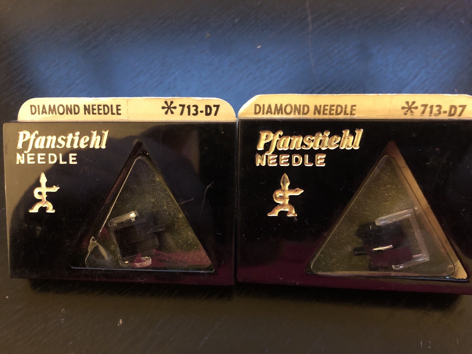 Pfanstiehl Diamond Needle 713-D7 Lot Of 2 Fisher Sanyo ST-44D NOS! Japan