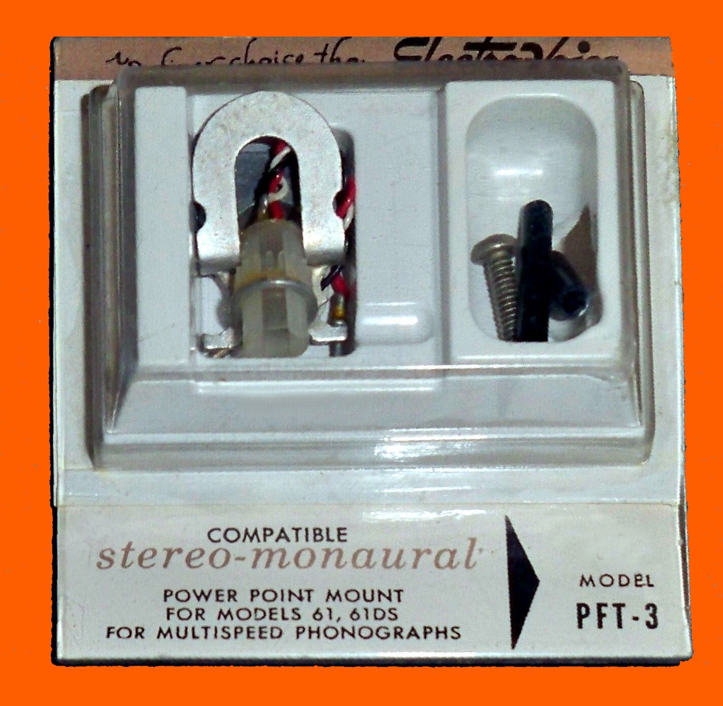 Electro-Voice POWER POINT Turntable Cartridge Mount, PFT-3 for Plugin EV 66 61DS