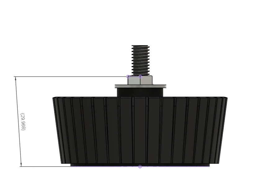 DUAL Replacement feet for TURNTABLE