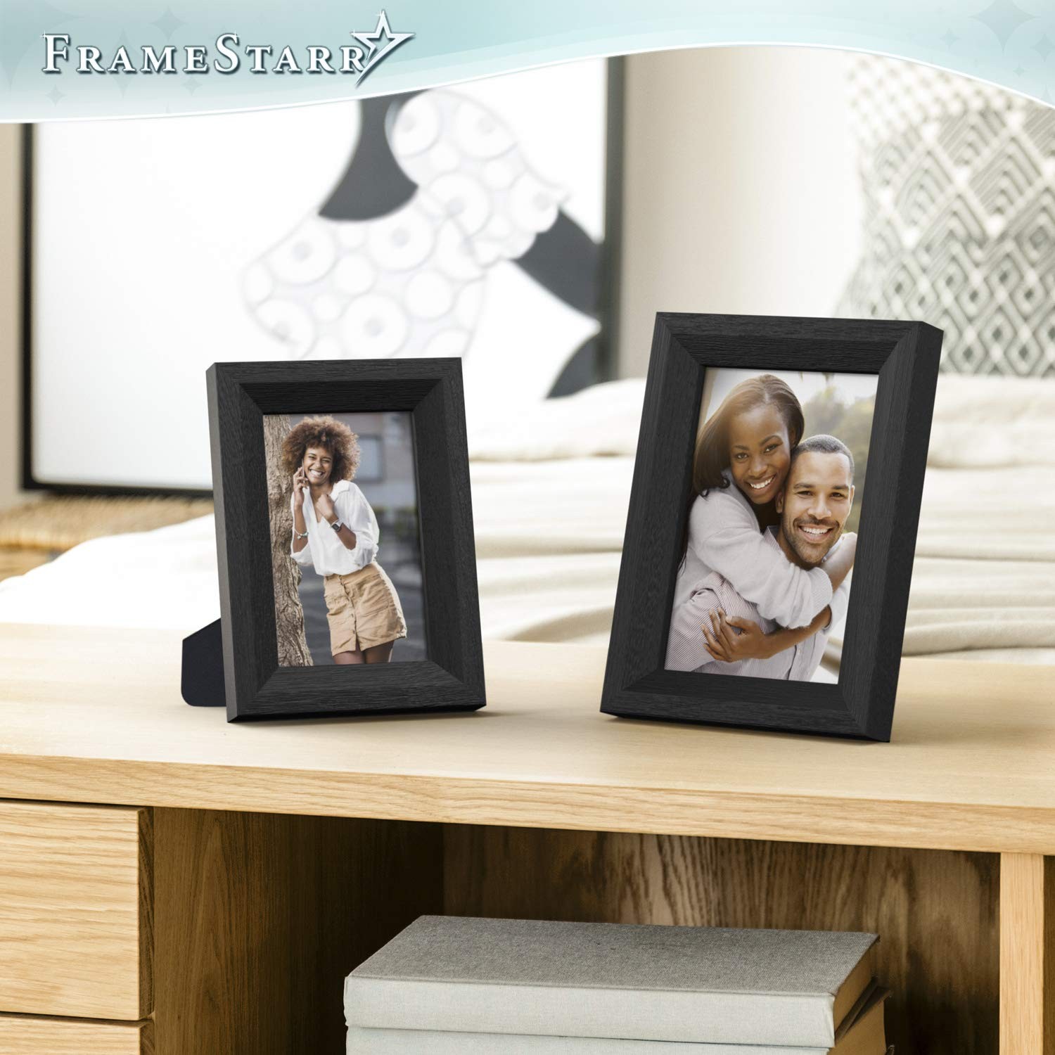 FrameStarr – 4×6 Glass – Crystal Clear, 2 Pack – (2 Pack), Clear