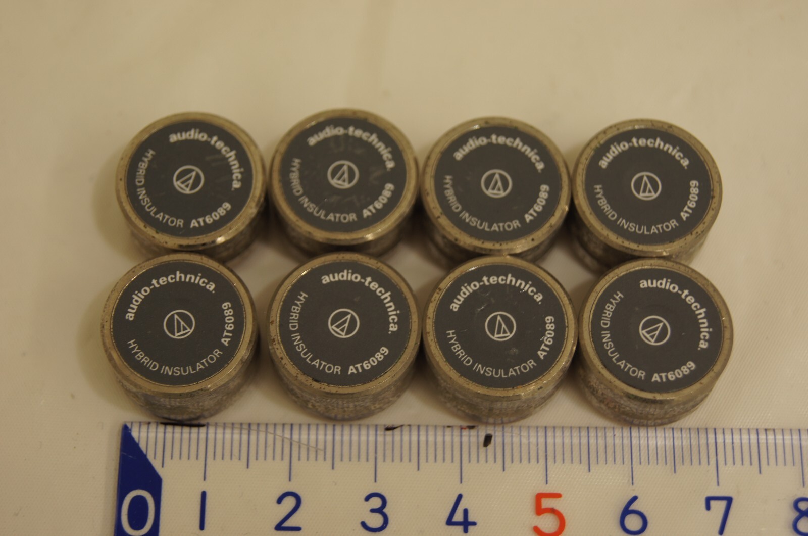 Audio Technica AT6089CK Hybrid Insulator 8 pieces used from Japan