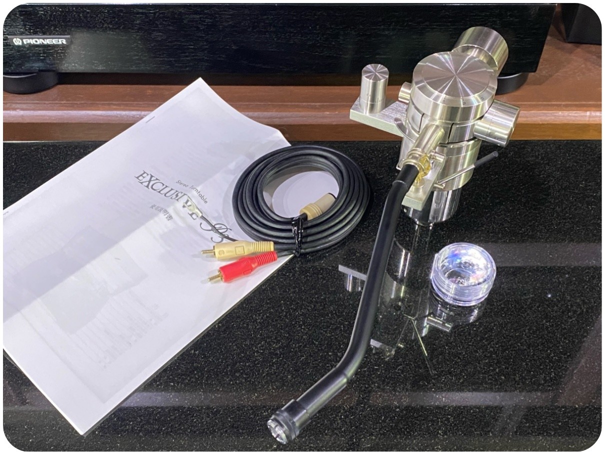 Exclusive EA-03 Tonearm w/ S-Shaped Arm Pipe Main Weight Tested Japan GS03 2.0