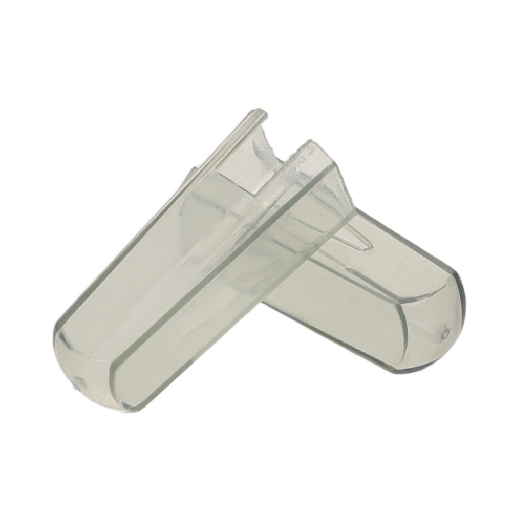 2Pcs Protective Stylus Sleeve for Turntable Needle with Transparent Dust Cover