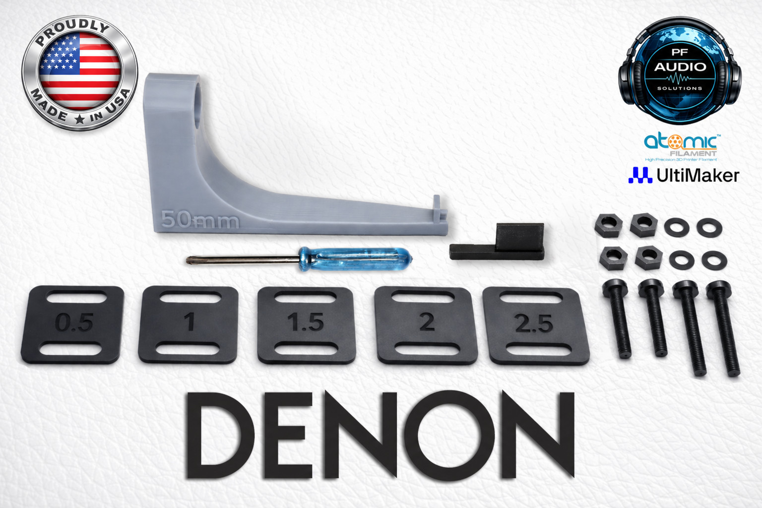 Overhang Gauge Cartridge Stylus Set Up DENON turntable Style 50mm