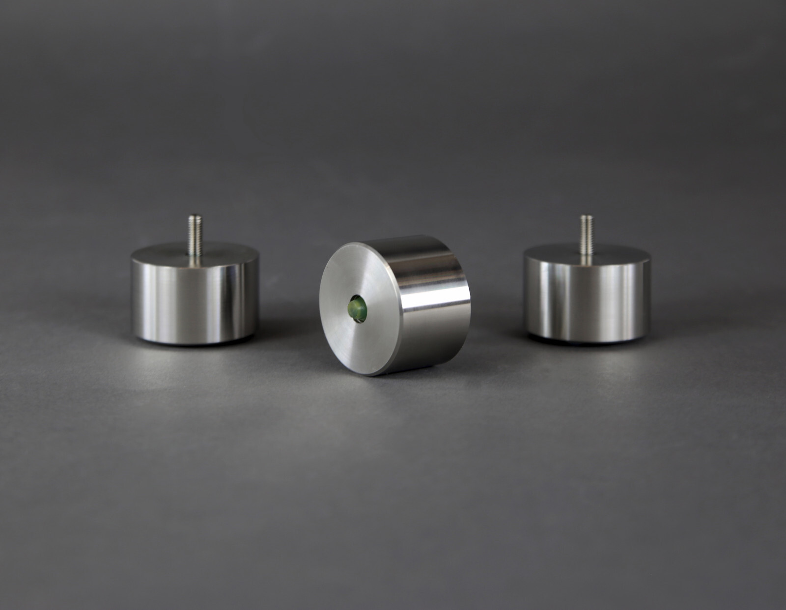 3-Piece Universal Feet Stand Feet Device Feet Turntable Stainless Steel M6 49×33