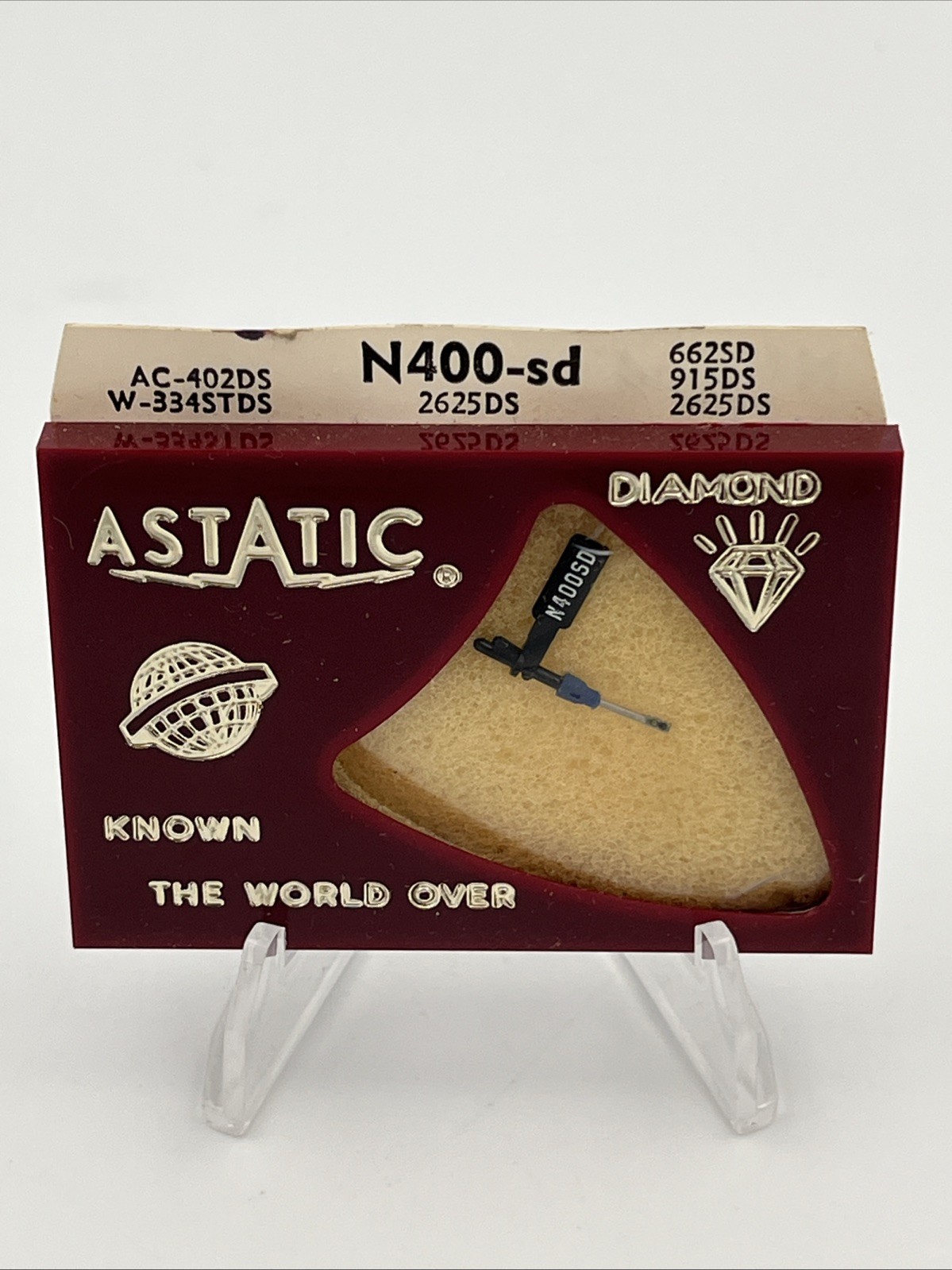 Astatic N400-sd Diamond/Sapphire Needle NOS 78 LP Electro-Voice 2625DS 369-DS73