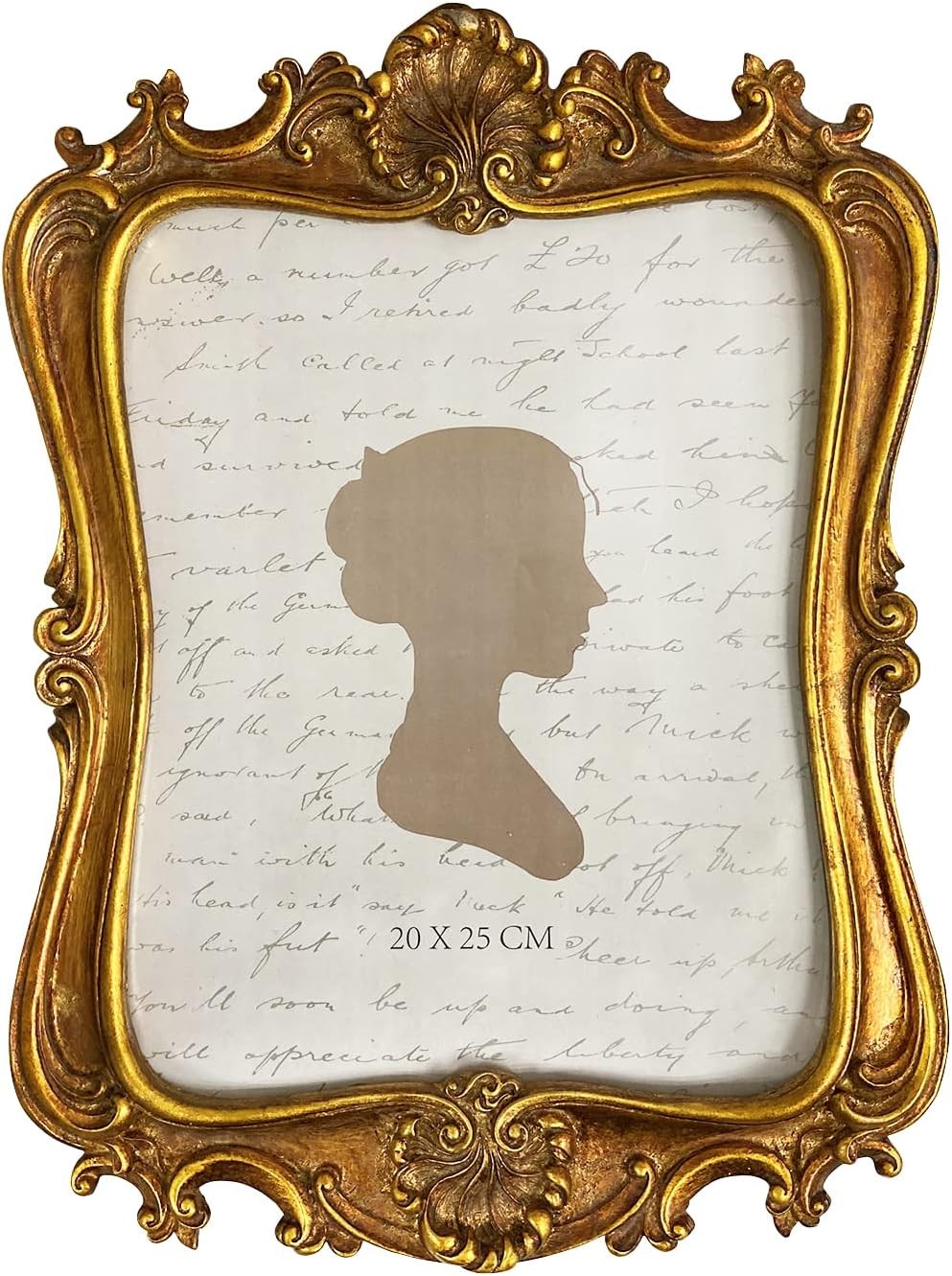 AELS 8×10 Inch Vintage Picture Frame, Elegant inch, Golden Bronze