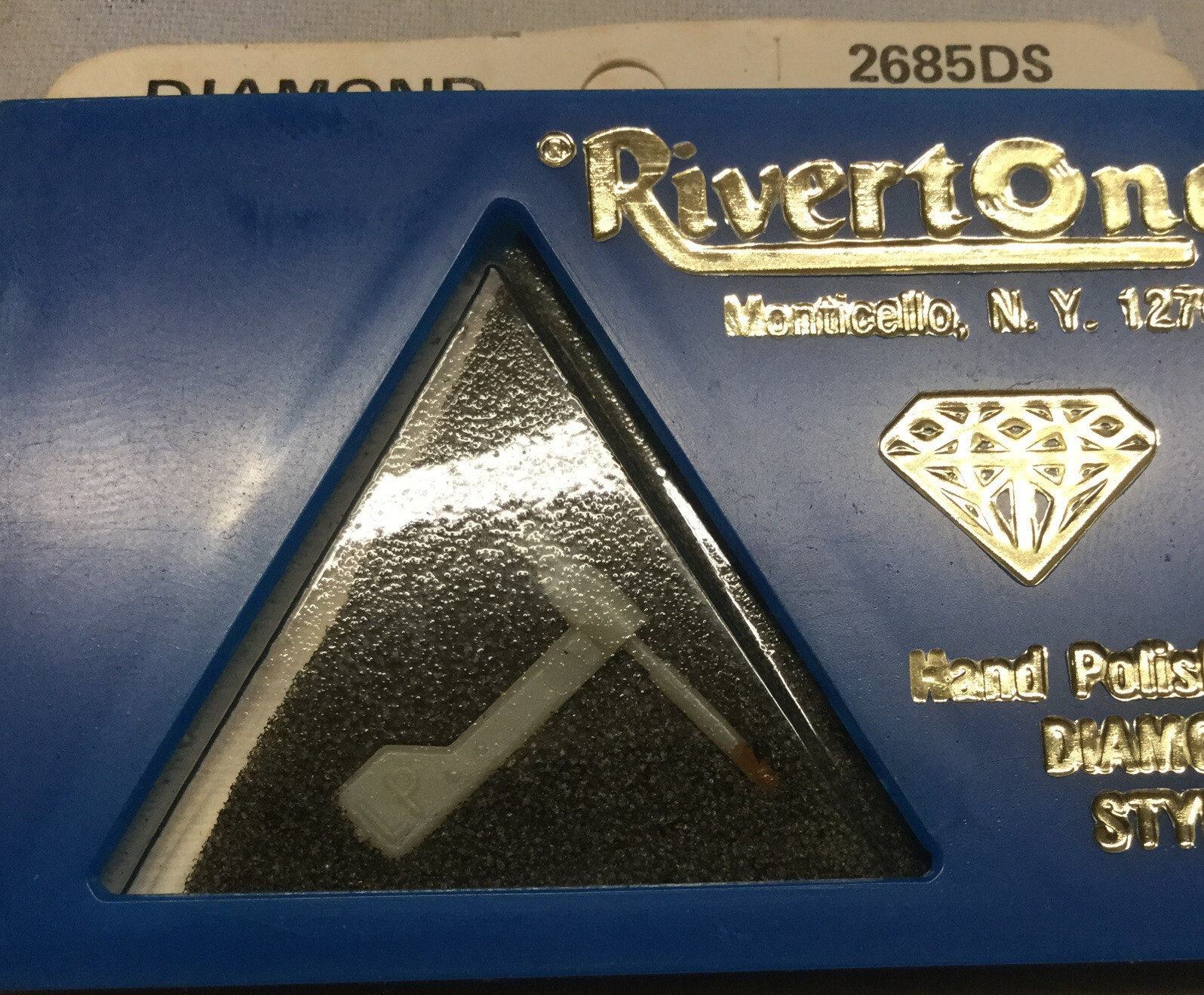 Rivert One 2685DS Hand Polished Diamond Stylus Replacement Record Needle New