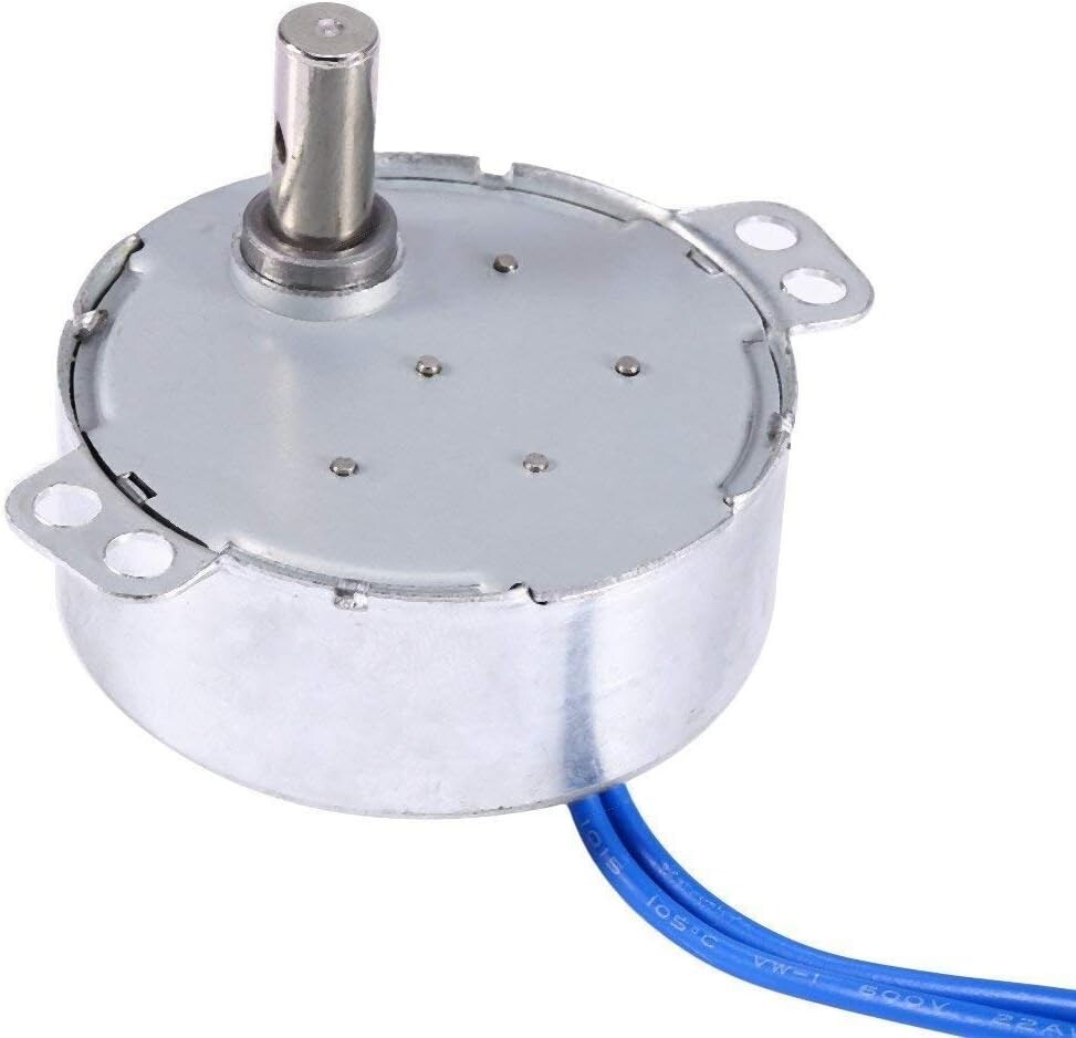 Compact 4PCS Synchronous Motors with Flexible Coupling – 5-6 RPM, AC 100V-127V