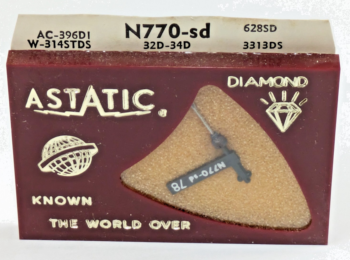 Astatic N770-sd Diamond Needle Tetrad-32D-34D 78 LP Stylus AC-396D1 628SD 3313DS