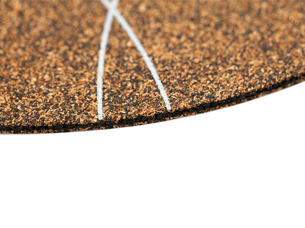 Sandwich Cork Turntable Record Mat Vinyl 4 mm SAN LP Audiophile GERMANY !