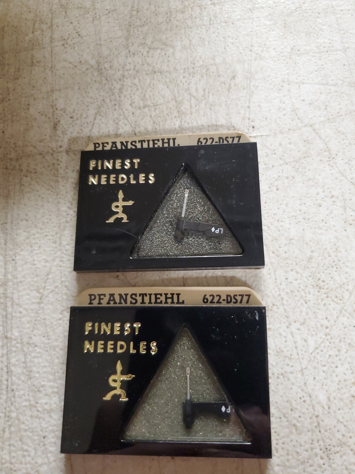 2 Pfanstiehl 622-DS77 Diamond Needle Stylus Toshiba 3CB N-3CB DTS-2 NOS (i311)