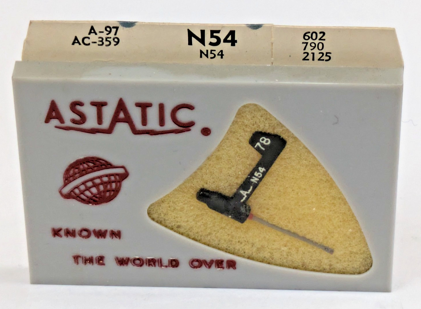 Astatic N54 Needle 78 LP Sapphire Record Player Stylus A-97 AC-359 602 790 2125