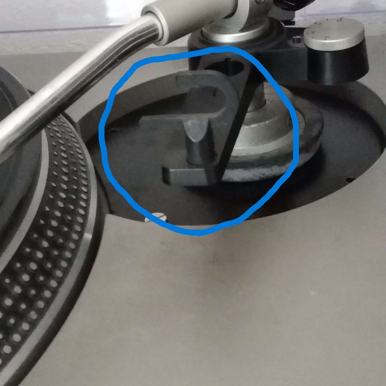 DENON Record Player DP-790 Tonearm Rest Weight 1g from Japan