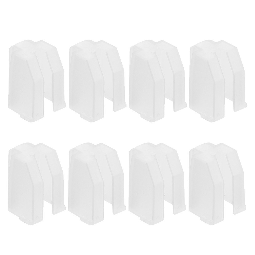 8 Pcs Record Player Adapter Plastic Vinyl Needle Protectors Stylus