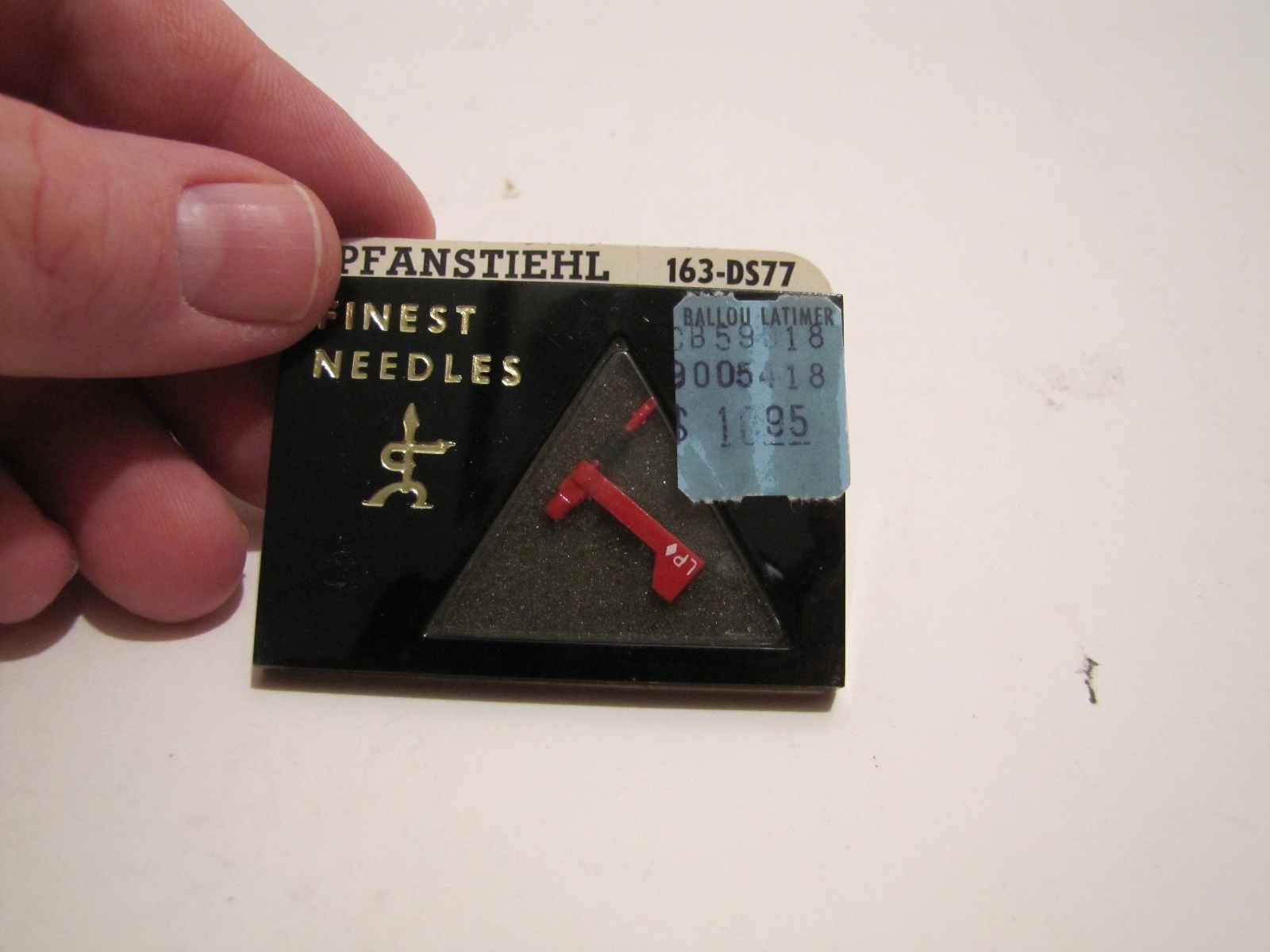 PFANSTIEHL 163-DS77 DIAMOND NEEDLE ASTATIC 153, 157, 341, 343, 345, 461, 465,