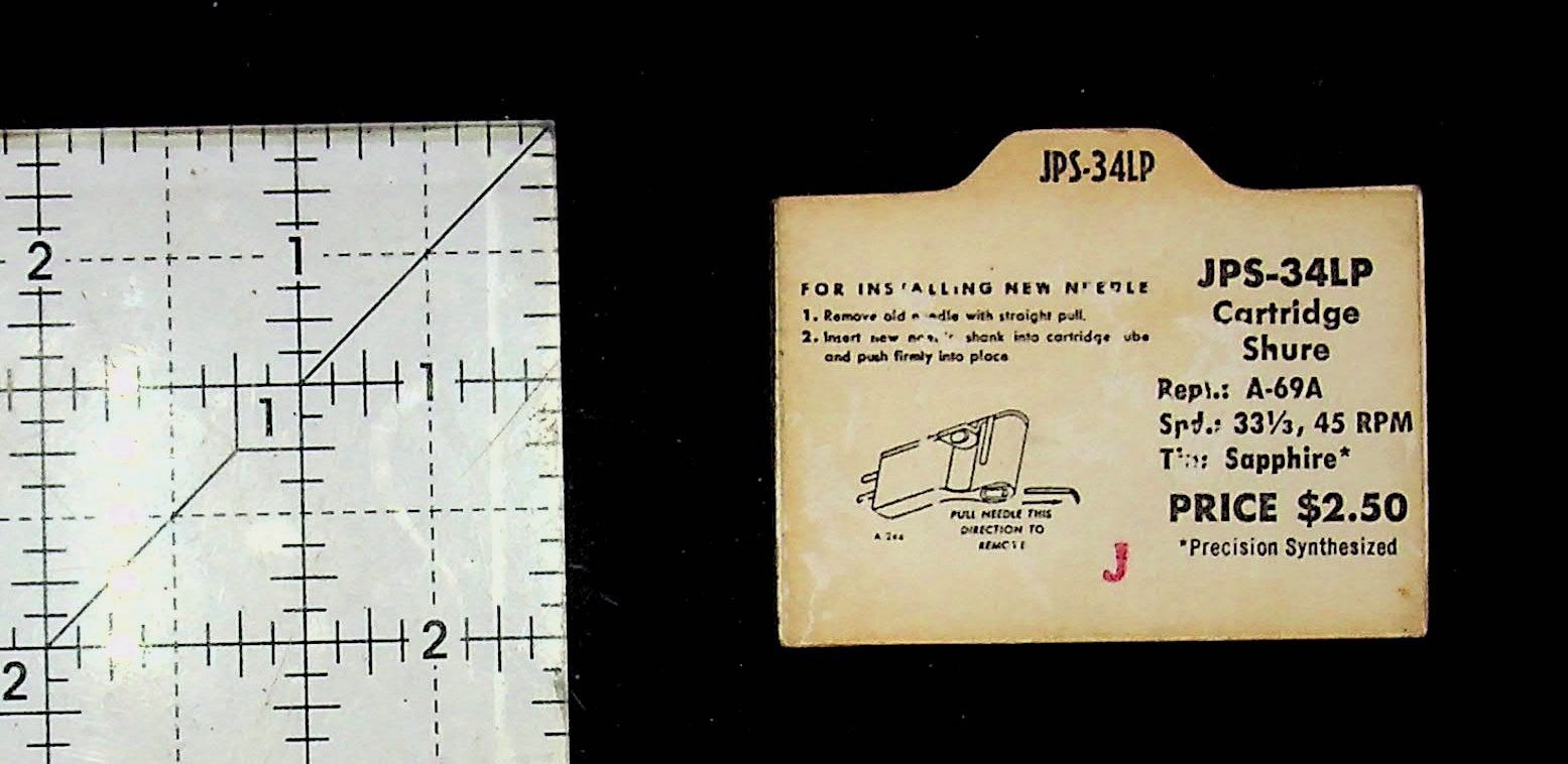 Jensen Hi-Fi Needle NOS Packaging JPS-34LP Vintage Made in USA