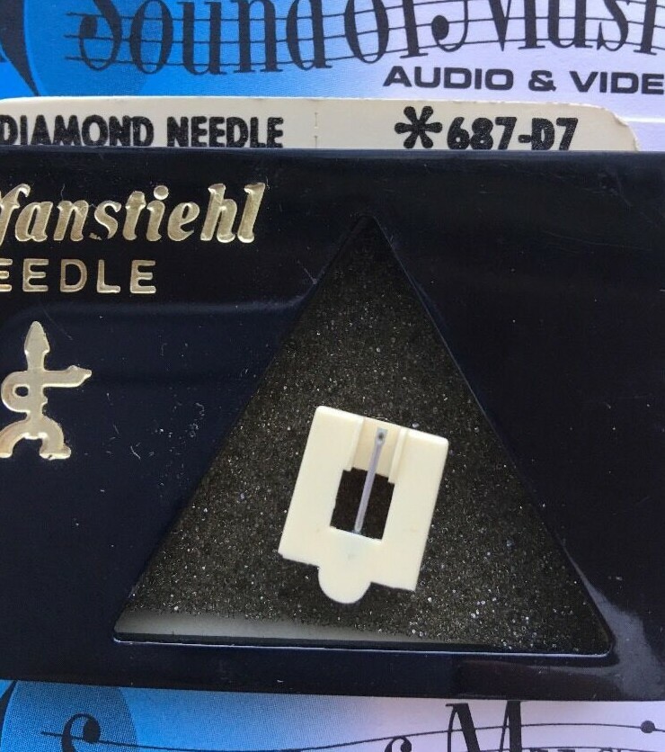 NEW Pfanstiehl 687-D7 Diamond Needle Stylus 687d7 Sanyo ST14d STY704 MGT5 Sharp