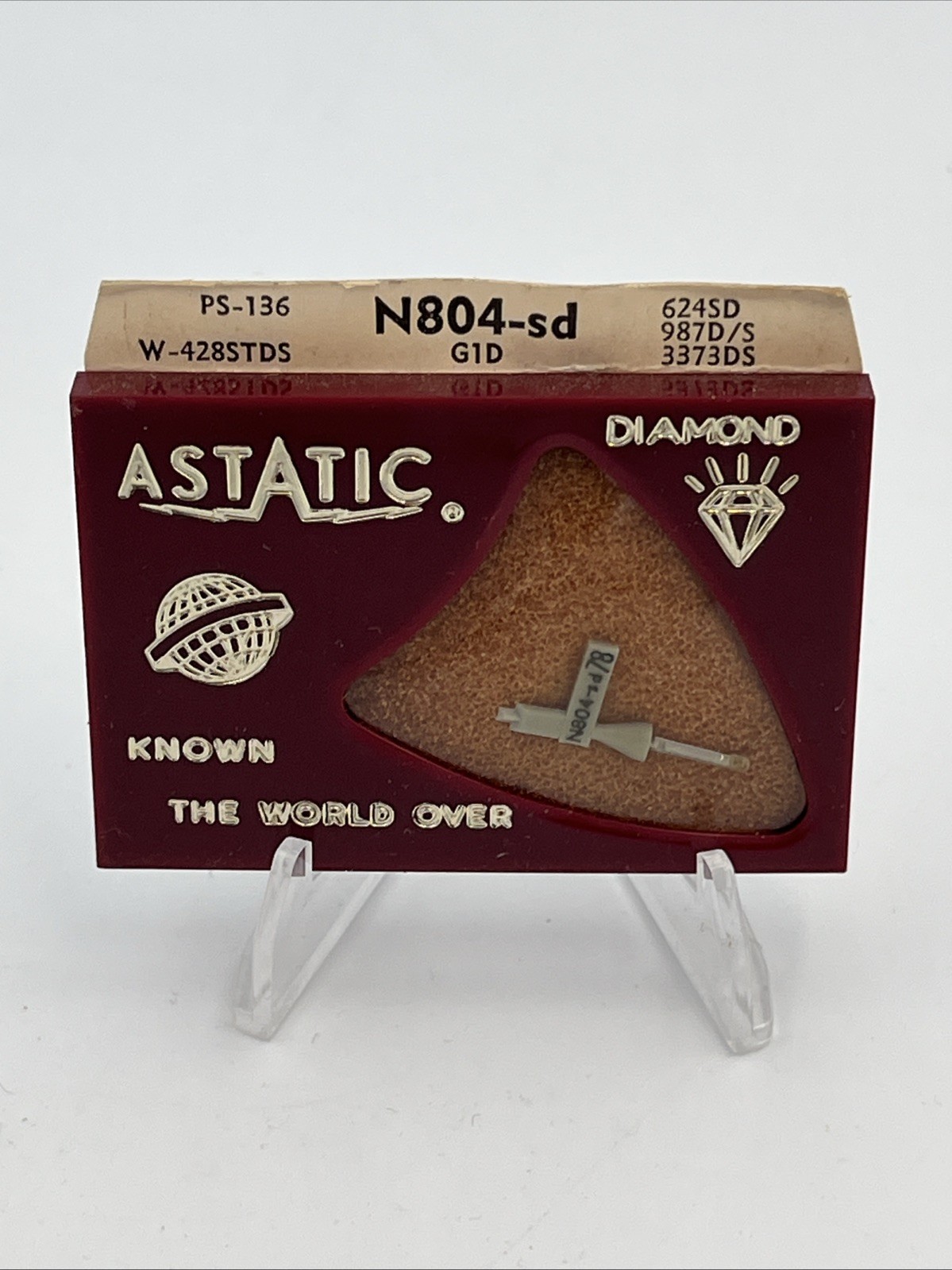 Astatic N804-sd Diamond Needle NOS 78 LP Tetrad G1D Admiral EV 3373DS