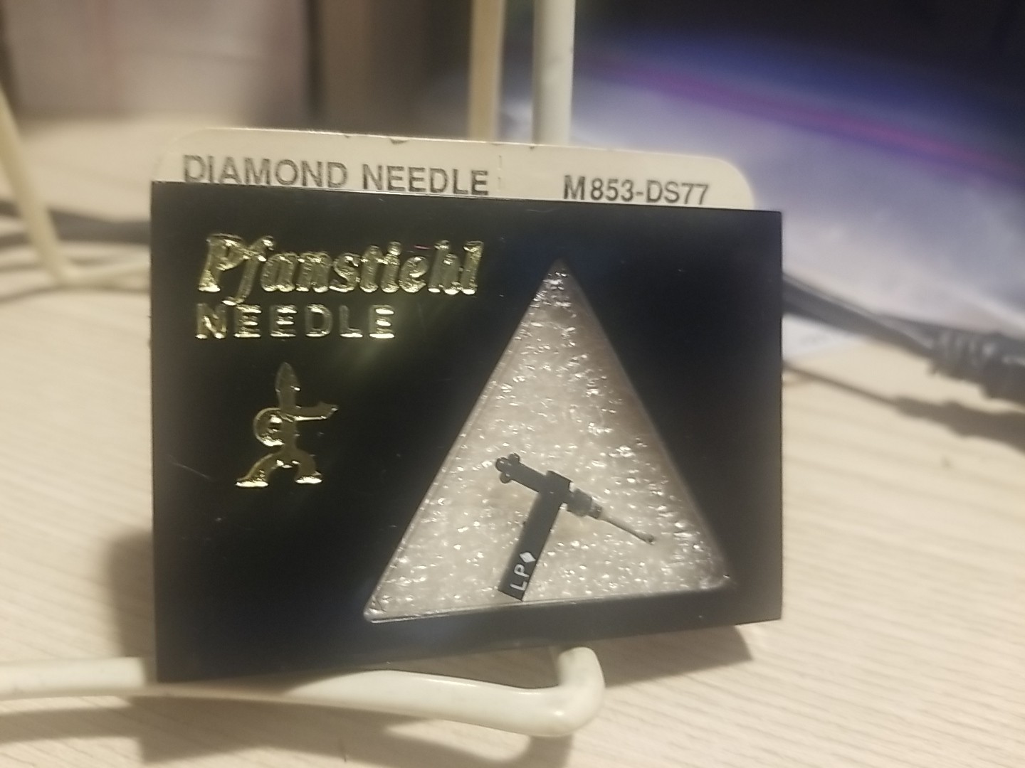 Pfanstiehl Diamond Stylus Needle M853-DS77 for Tetrad 53D, 53S, 63D, 63S, A3,