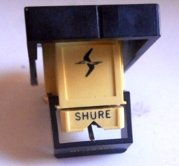 SHURE PACIFIC M73PED CARTRIDGE W/STYLUS/HEADSHELL -HIGH TRACK -CONTINUITY TESTED