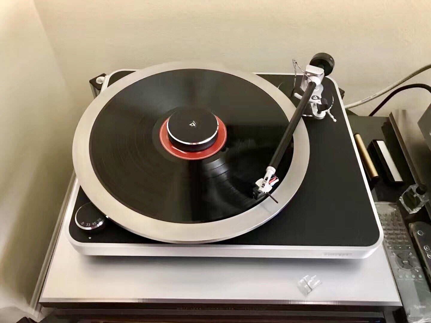 Wayne’s Audio SS-U Turntable Periphery Stabilizing Outer Ring Clamp 4 VPI Clear