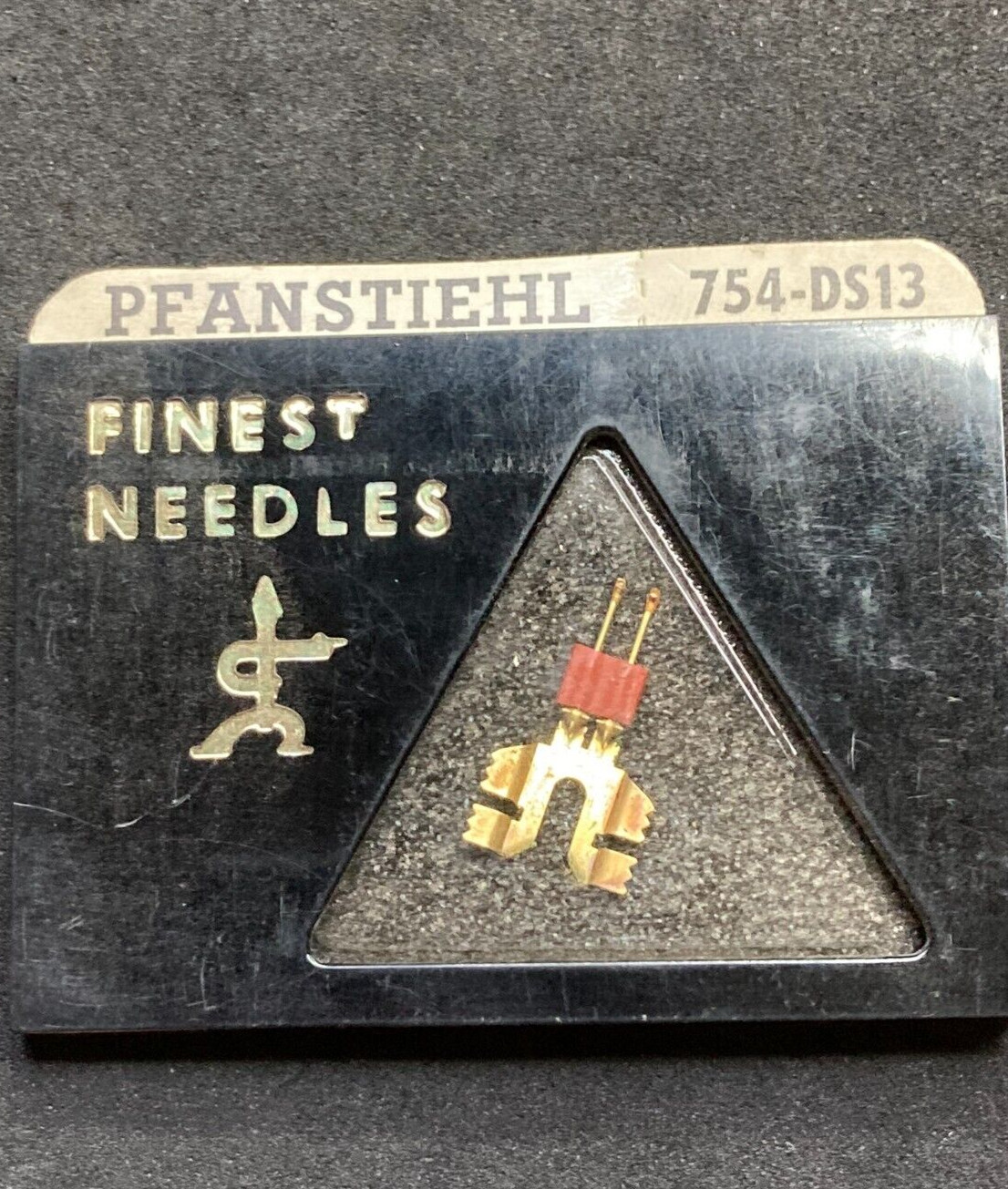 PFANSTIEHL Record Needle Diamond #754-DS13, New Old Stock, Unopened