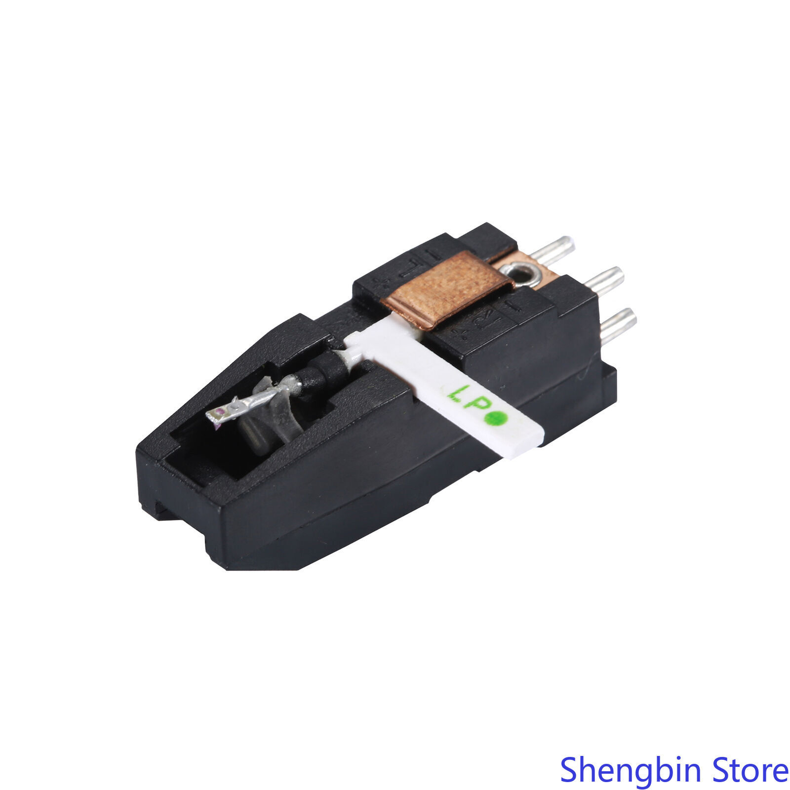 Dual Stereo Turntable Cartridge with Red Double-Sided Needle Replacement