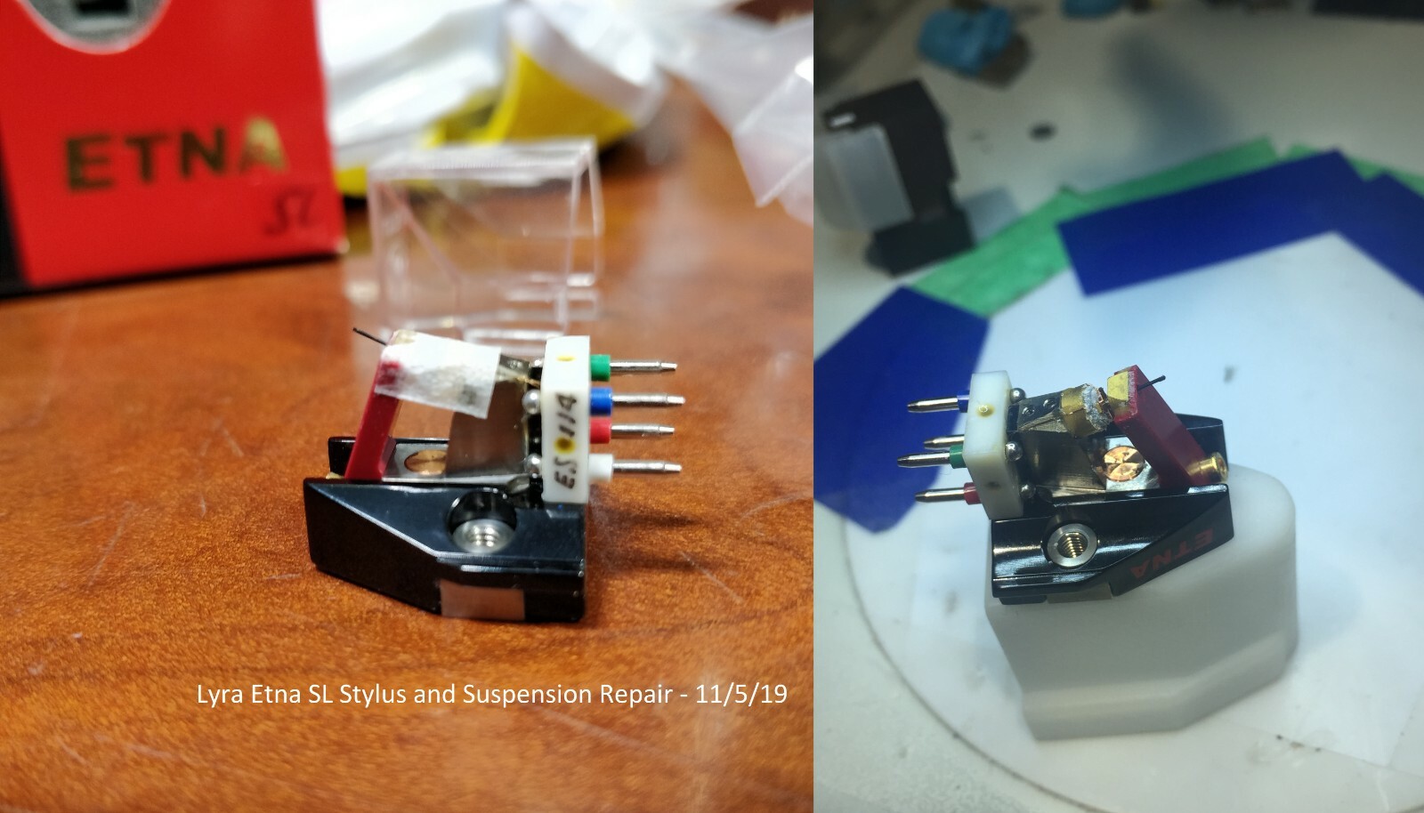 Lyra Moving Coil MC Cartridge Specialized Retipping Service. Boron Line Contact