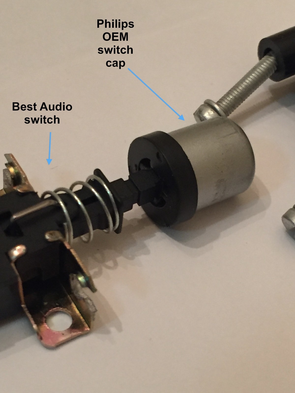 Best Audio On/Off AC Power Switch – Philips 212 and 312 Turntable