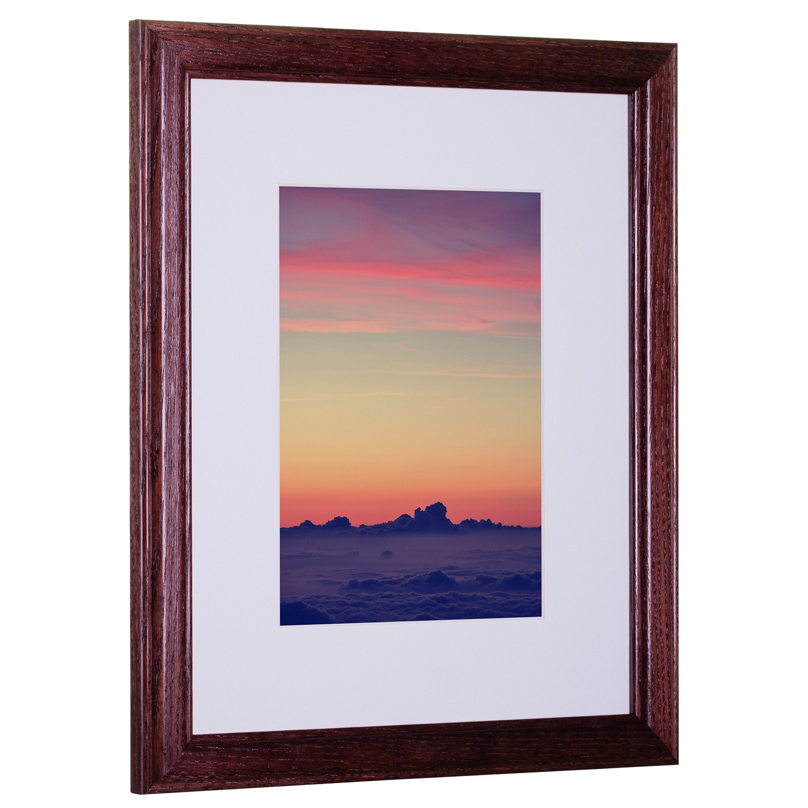 Craig Frames Wiltshire 236, Simple Red Hardwood Picture Frame 12 x 16, Cherry