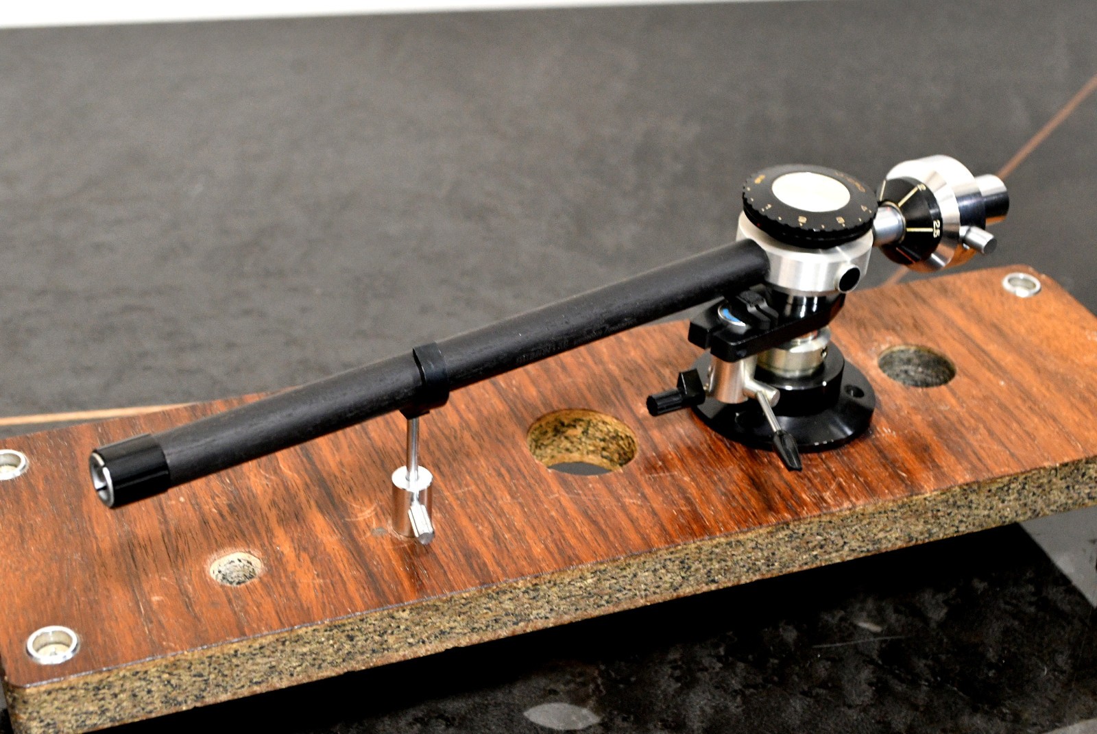 [ OTOMON LAB ] Pure straight zero offset tonearm long version wooden armward