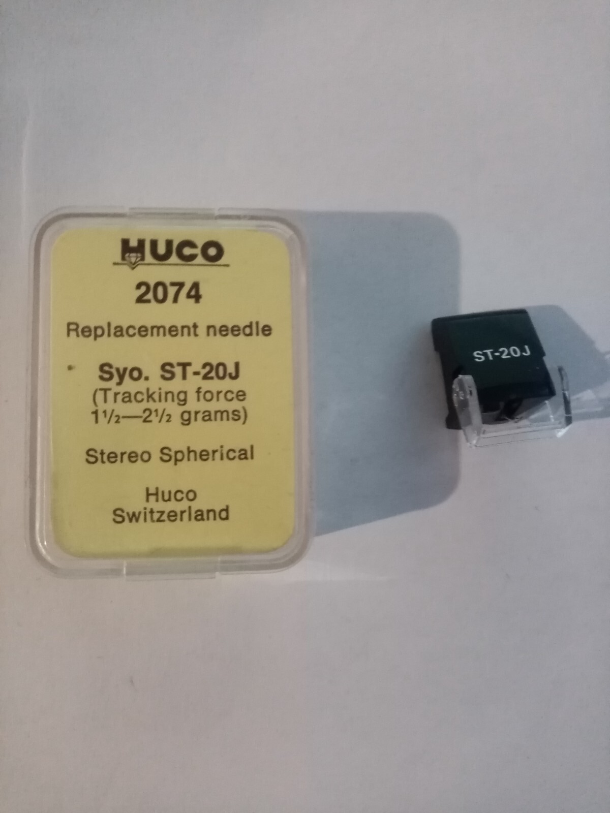 Puntina Giradischi HUCO 2074 Per Sanyo ST-20 J Ricambio Audio