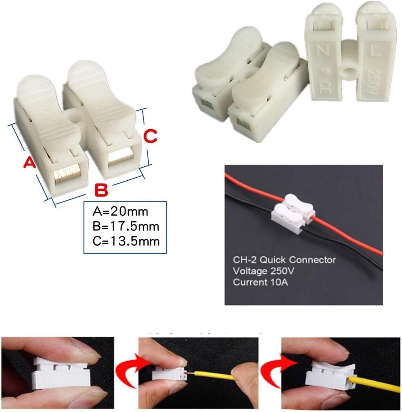 4PC 4W Synchronous Motor with Flexible Connector for School Projects & Crafts