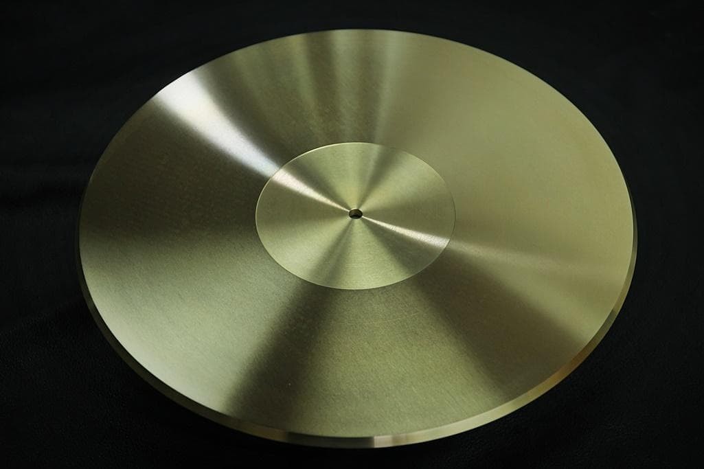 Micro Seiki CU-500 CU-180 Style 5mm Brass Turntable Mat Heavy 15