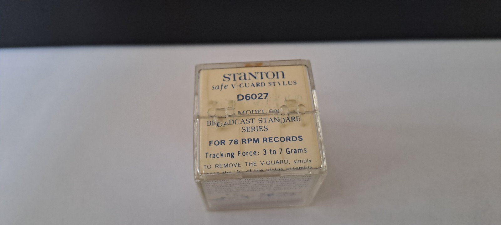 STANTON D6027 SAFE V GUARD STILO TRANSMISSION STANDARD SERIES 78 RPM