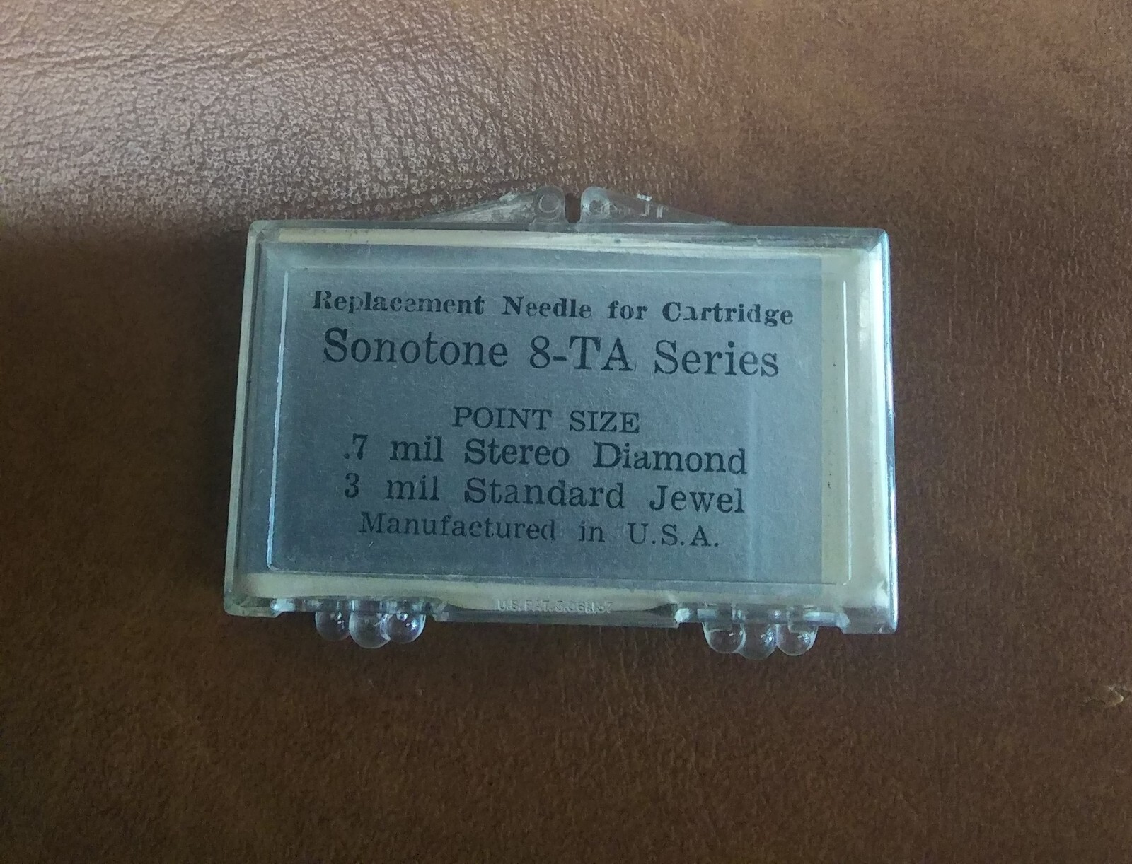 NOS Pageant Diamond Stylus Replacement Needle SO 185-TSD