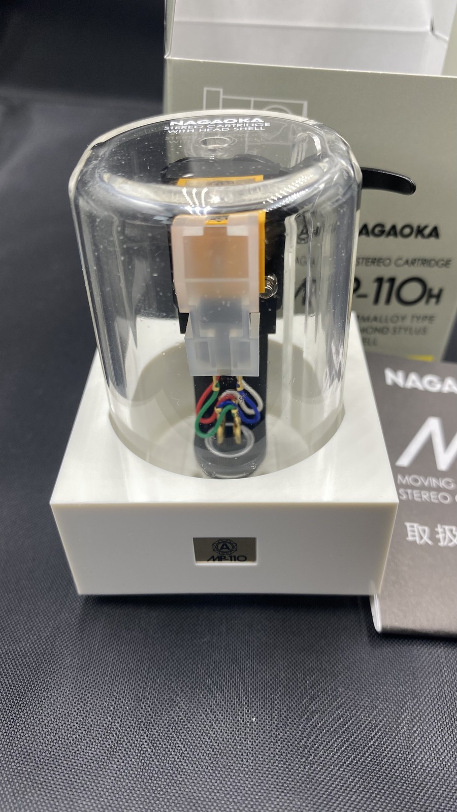 Nagaoka MP-110H MM Cartridge with Headshell Record Player Needle New