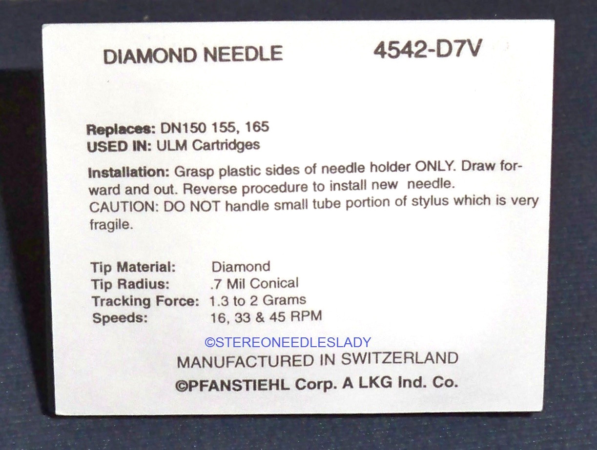 NEEDLE STYLUS FOR DUAL DN145 DN150 DN155 152 150 DN152 DN166 DN160 4542-D7V