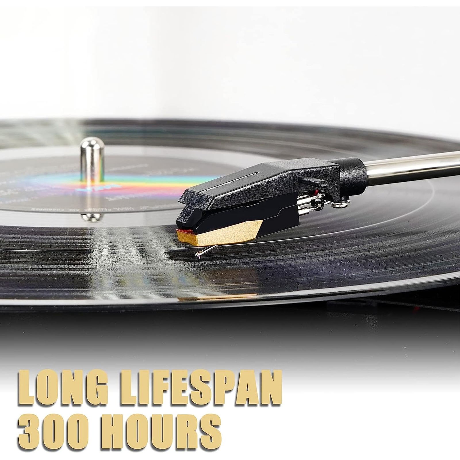 3pcs Turntable Record Needle High Performance For Music Lovers Gold