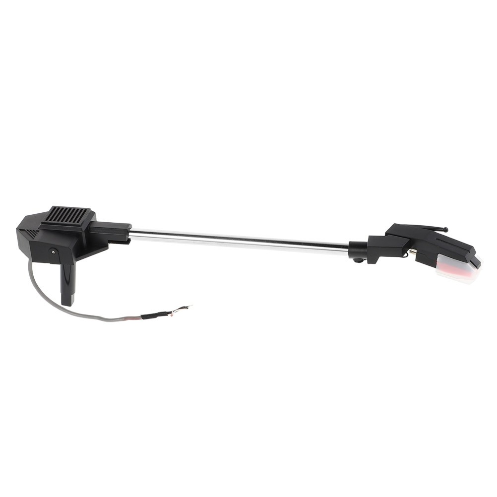 Compact Black Turntable Tonearm Replacement ABS Metal Record Player Arm Assembly